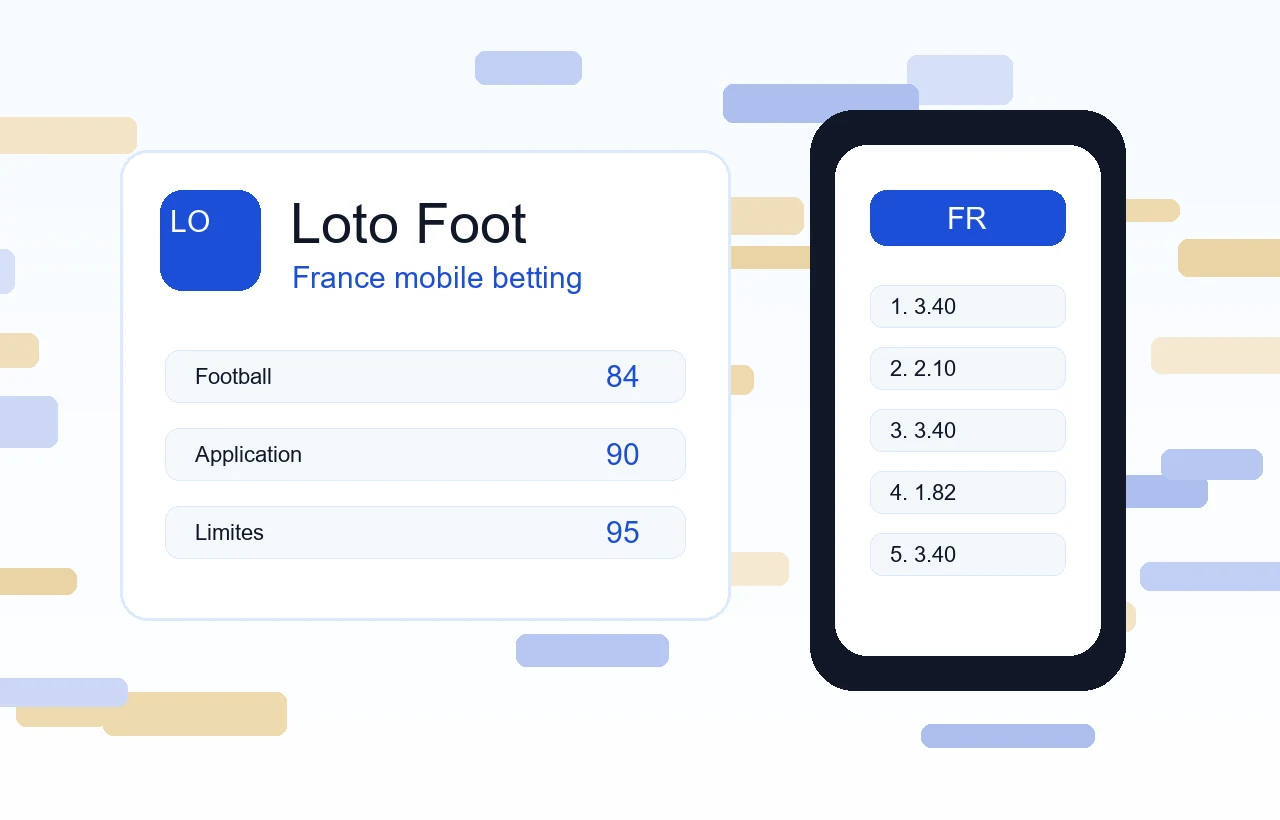 Loto Foot mobile betting visual
